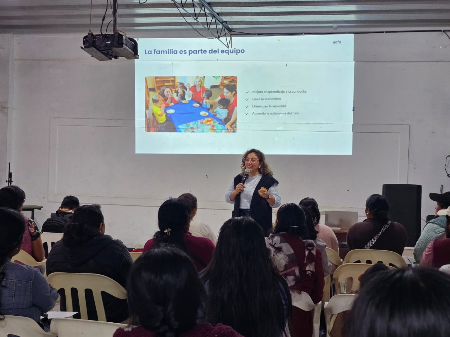 Taller de formación con familias
