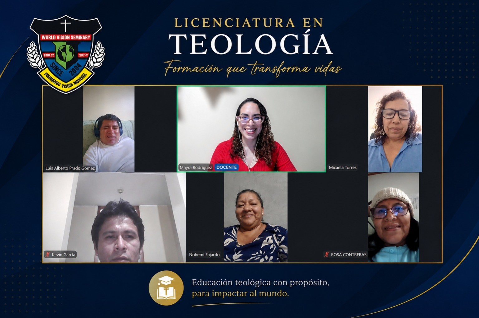 Clase virtual de la Licenciatura en Teología